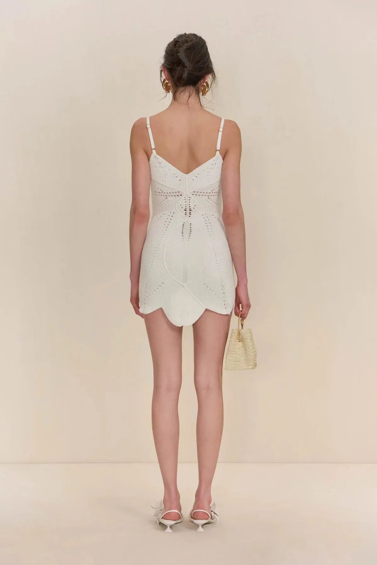 Cult Gaia - Marlow Knit Dress - Off White sold by Jessie Boutique product image thumbnail 3