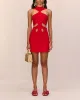Cult Gaia - Lillie Knit Dress - Red sold by Jessie Boutique