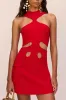 Cult Gaia - Lillie Knit Dress - Red sold by Jessie Boutique