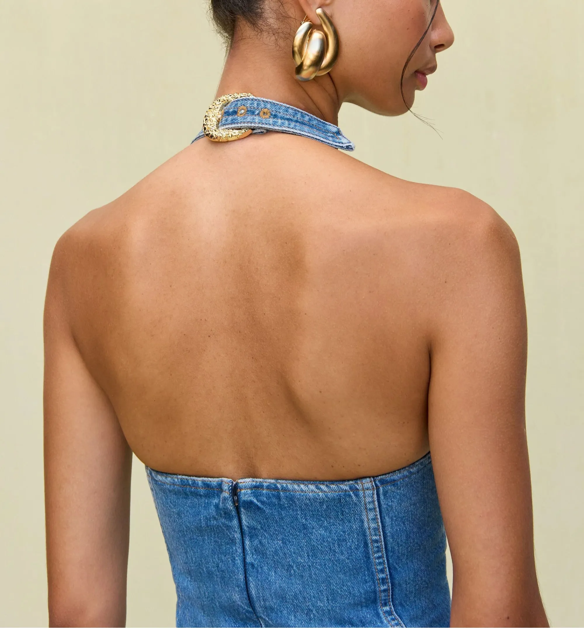 Cult Gaia - Anice Dress - Stone Wash sold by Jessie Boutique product image thumbnail 3