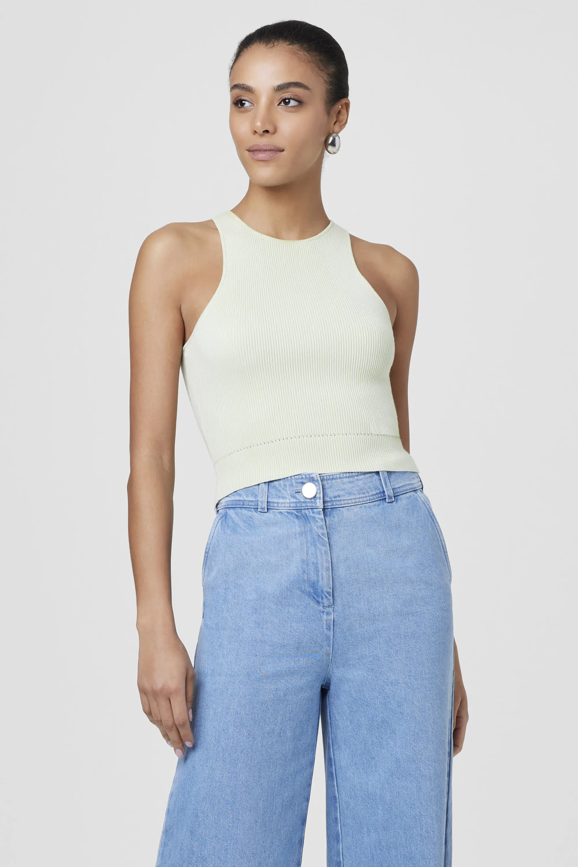 Toccin - Avery Tank Top - Mint sold by Jessie Boutique