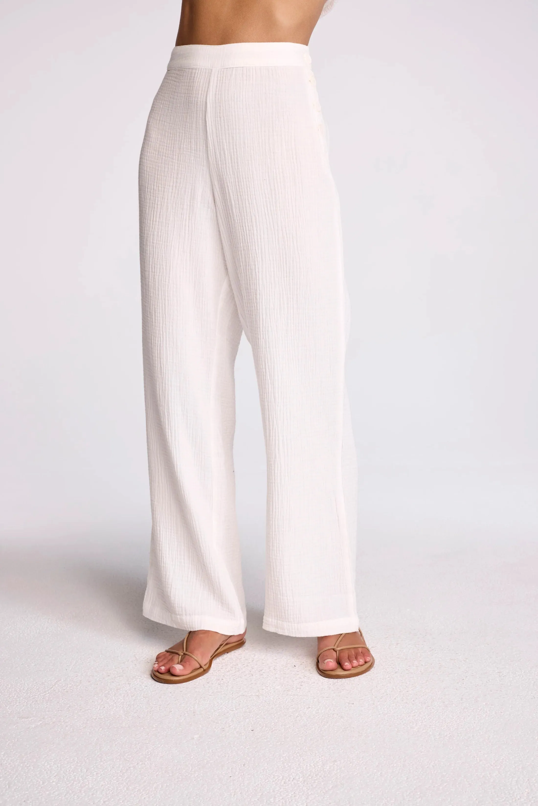 Sundays - Ash Pants - White sold by Jessie Boutique