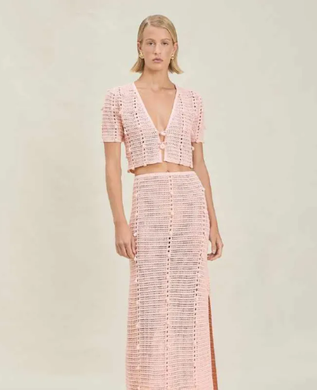 Devon Windsor - Hada Top - Light Pink sold by Jessie Boutique