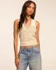 Ramy Brook - Elle V-Neck Knit Tank Top - Sandstone Textured sold by Jessie Boutique
