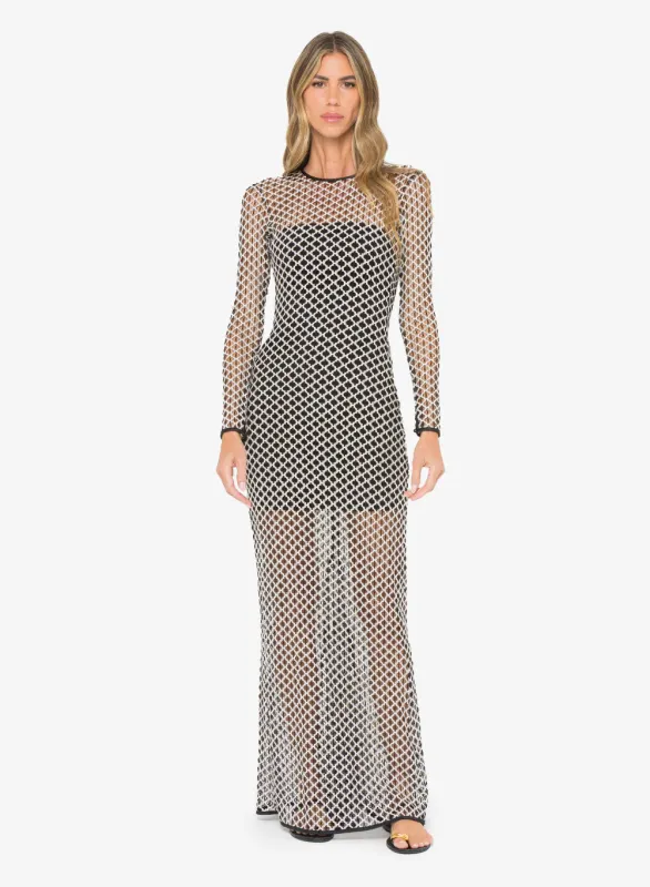 JBQ - Gia Dress - Black/Champagne sold by Jessie Boutique