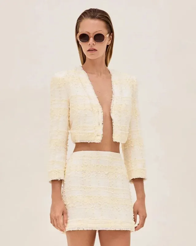 Alexis - Benning Jacket - Ivory sold by Jessie Boutique