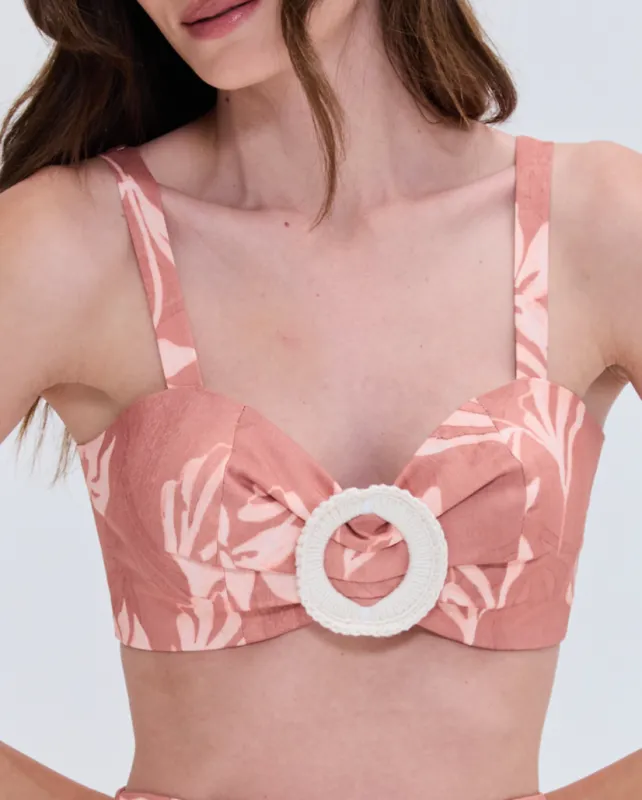 Patbo - Artichoke Bralette Top - Beige sold by Jessie Boutique