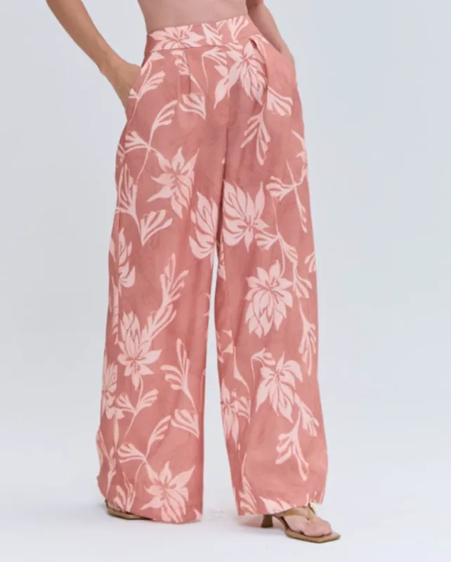 Patbo - Artichoke Wide Leg Pant - Beige sold by Jessie Boutique