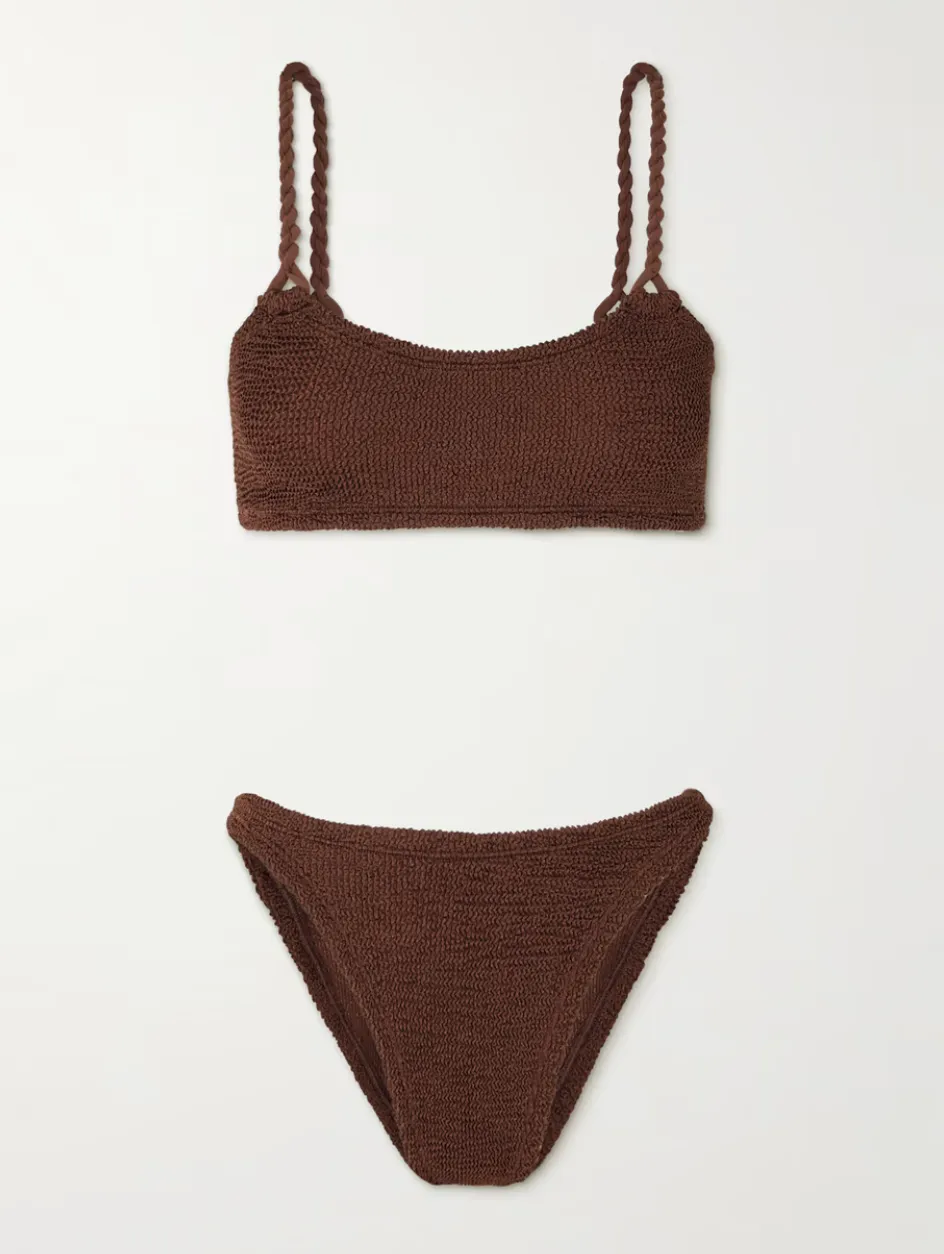 Hunza G - Phoebe Bikini - Chocolate Brown sold by Jessie Boutique