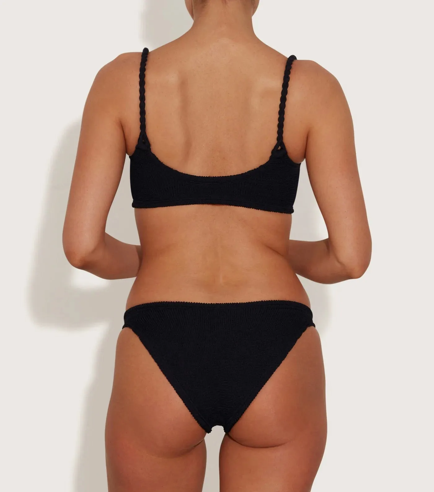 Hunza G - Phoebe Bikini - Black sold by Jessie Boutique product image thumbnail 2