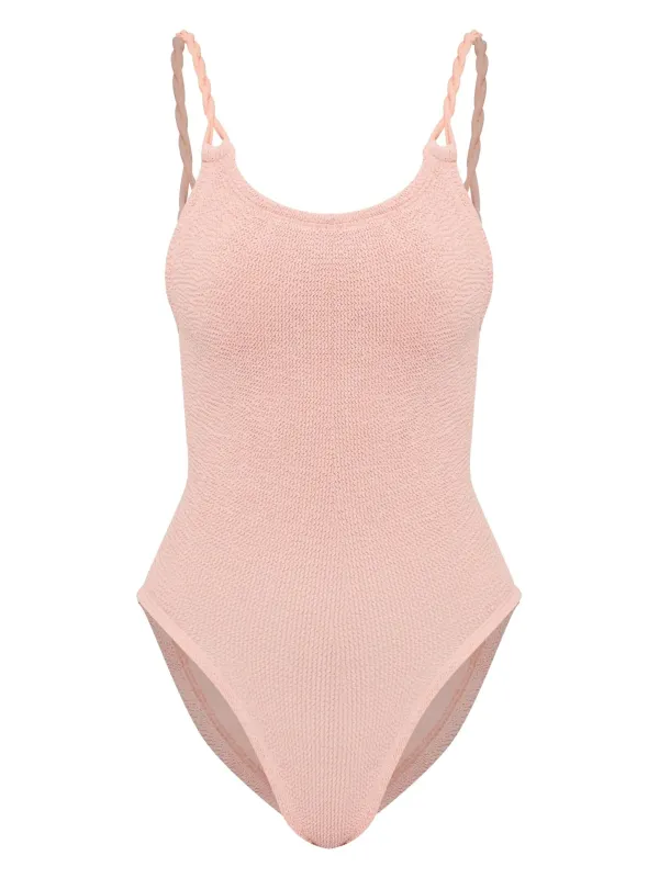 Hunza G - Camille Swim - Peach sold by Jessie Boutique