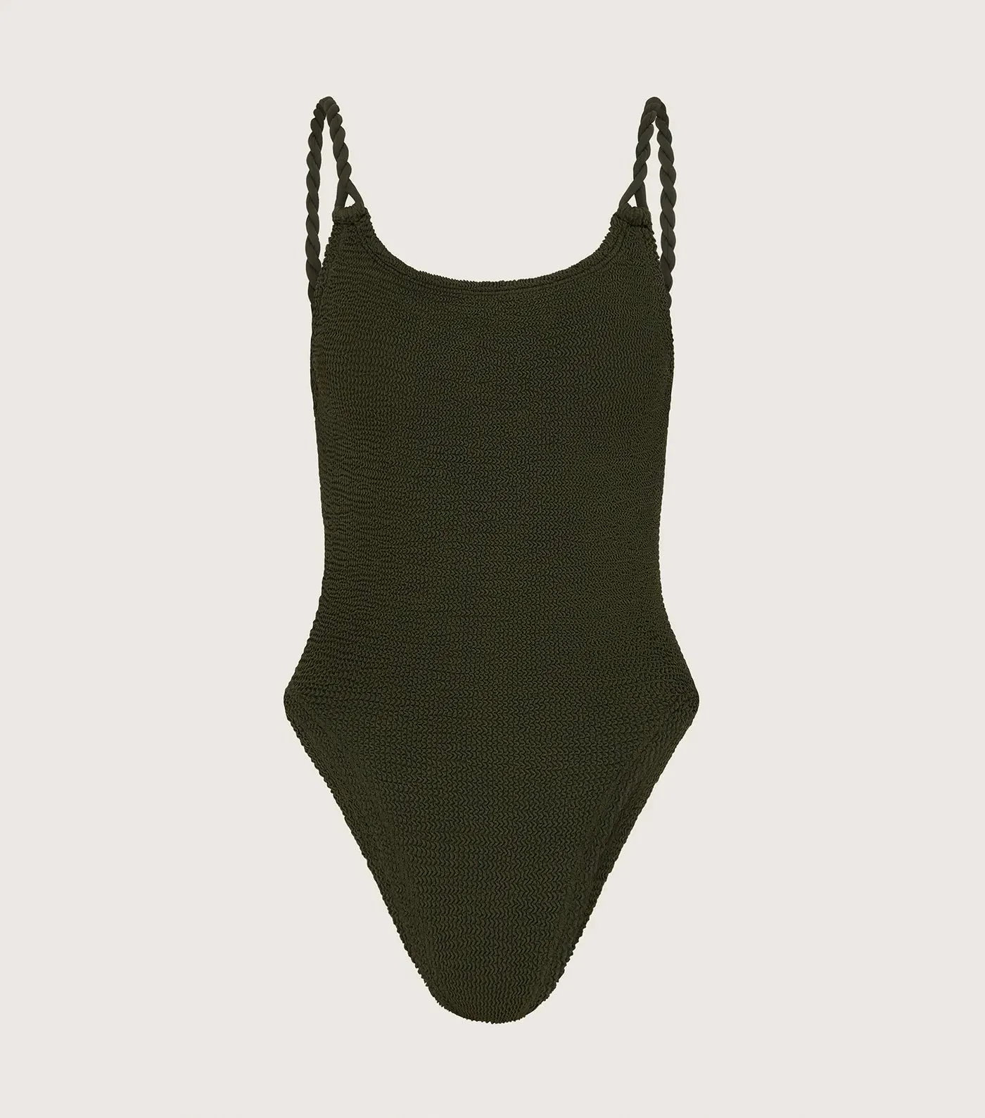 Hunza G - Camille Swim - Metallic Khaki sold by Jessie Boutique product image thumbnail 3