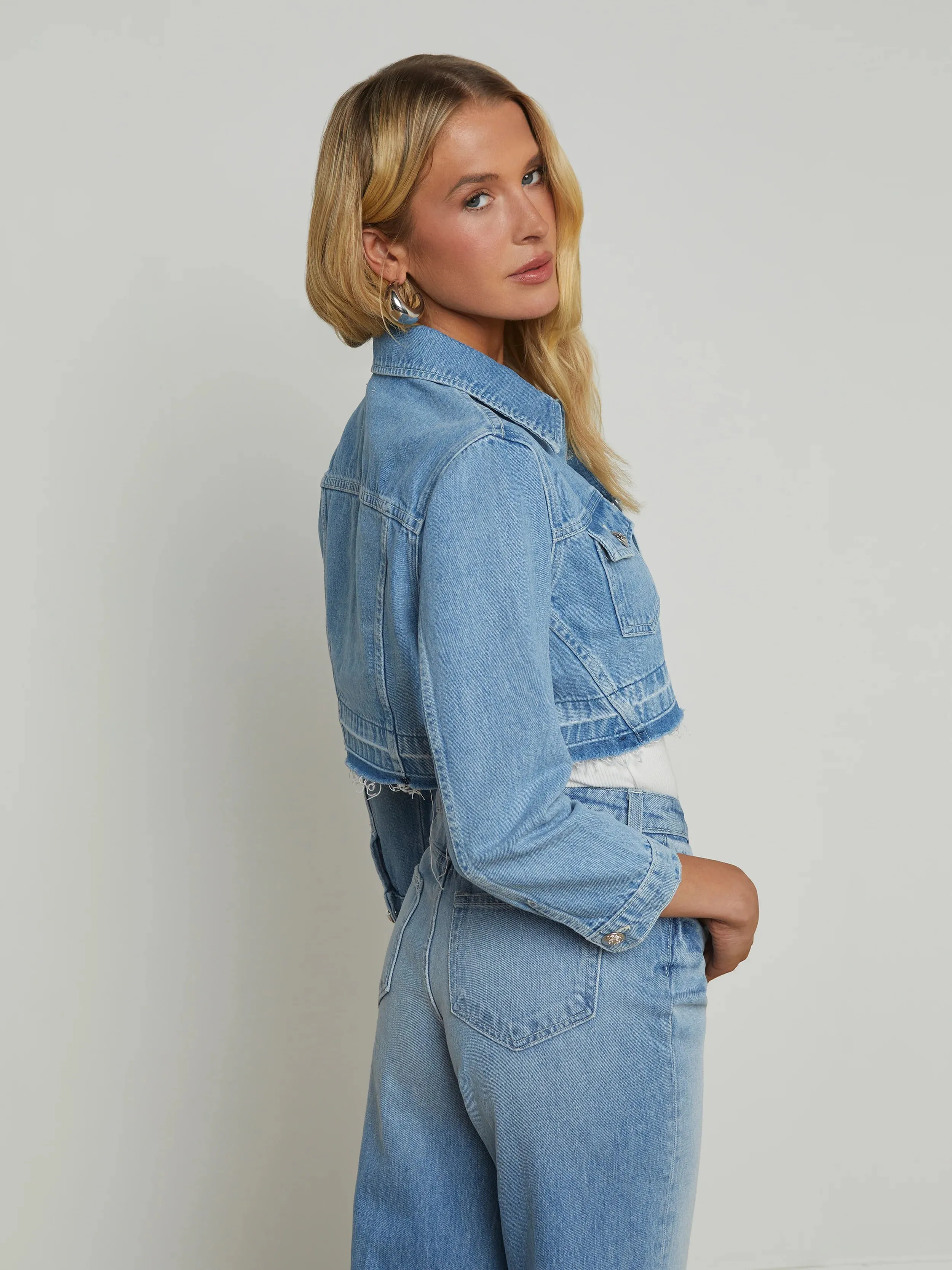 L’agence - Genevie Crop Jacket - Zion sold by Jessie Boutique product image thumbnail 2