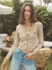 L’agence - Toulouse Cardigan - Almond sold by Jessie Boutique