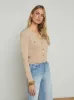 L’agence - Toulouse Cardigan - Almond sold by Jessie Boutique