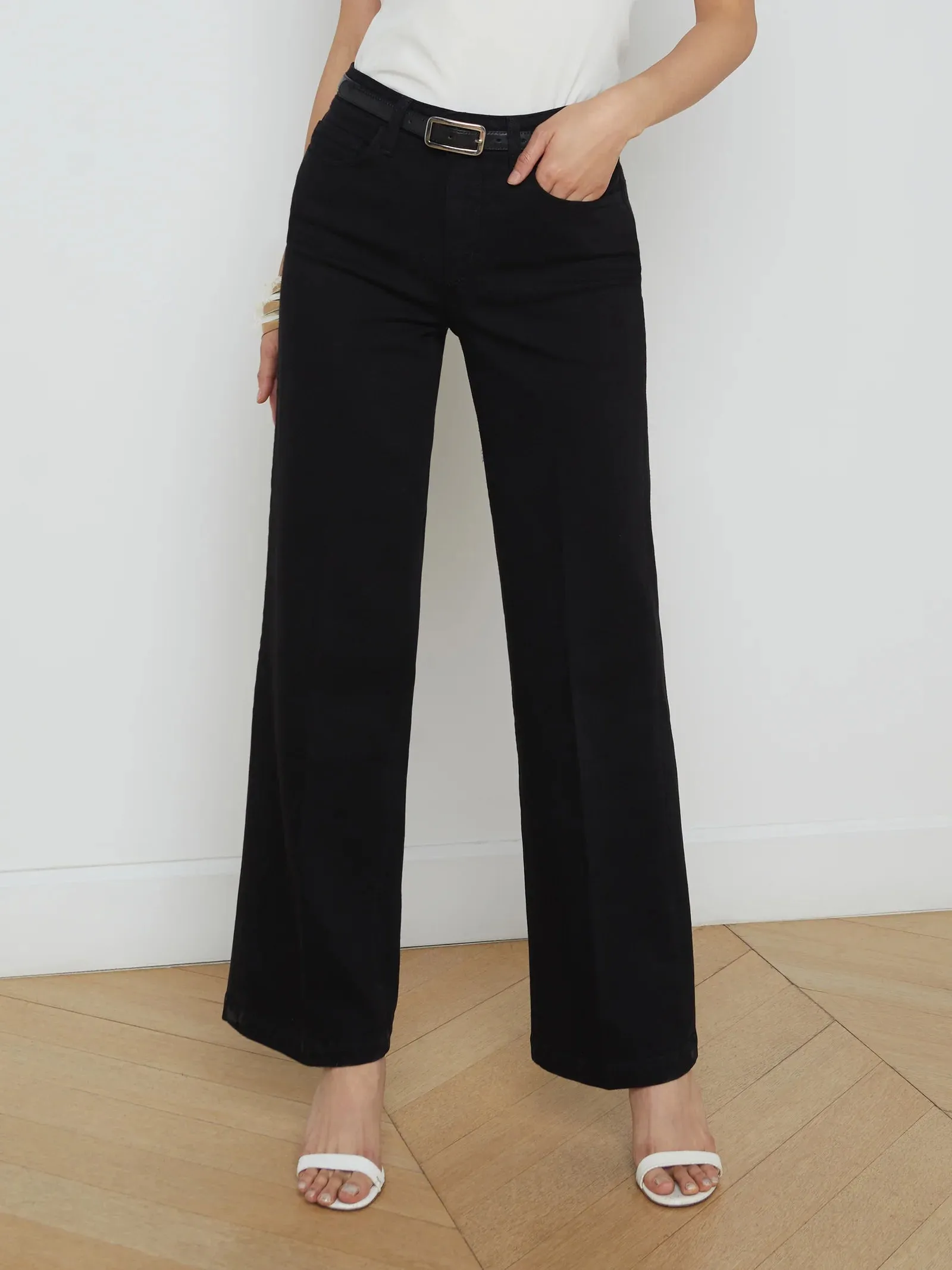 L’agence - Scottie H/R Wide Leg - Black sold by Jessie Boutique product image thumbnail 2