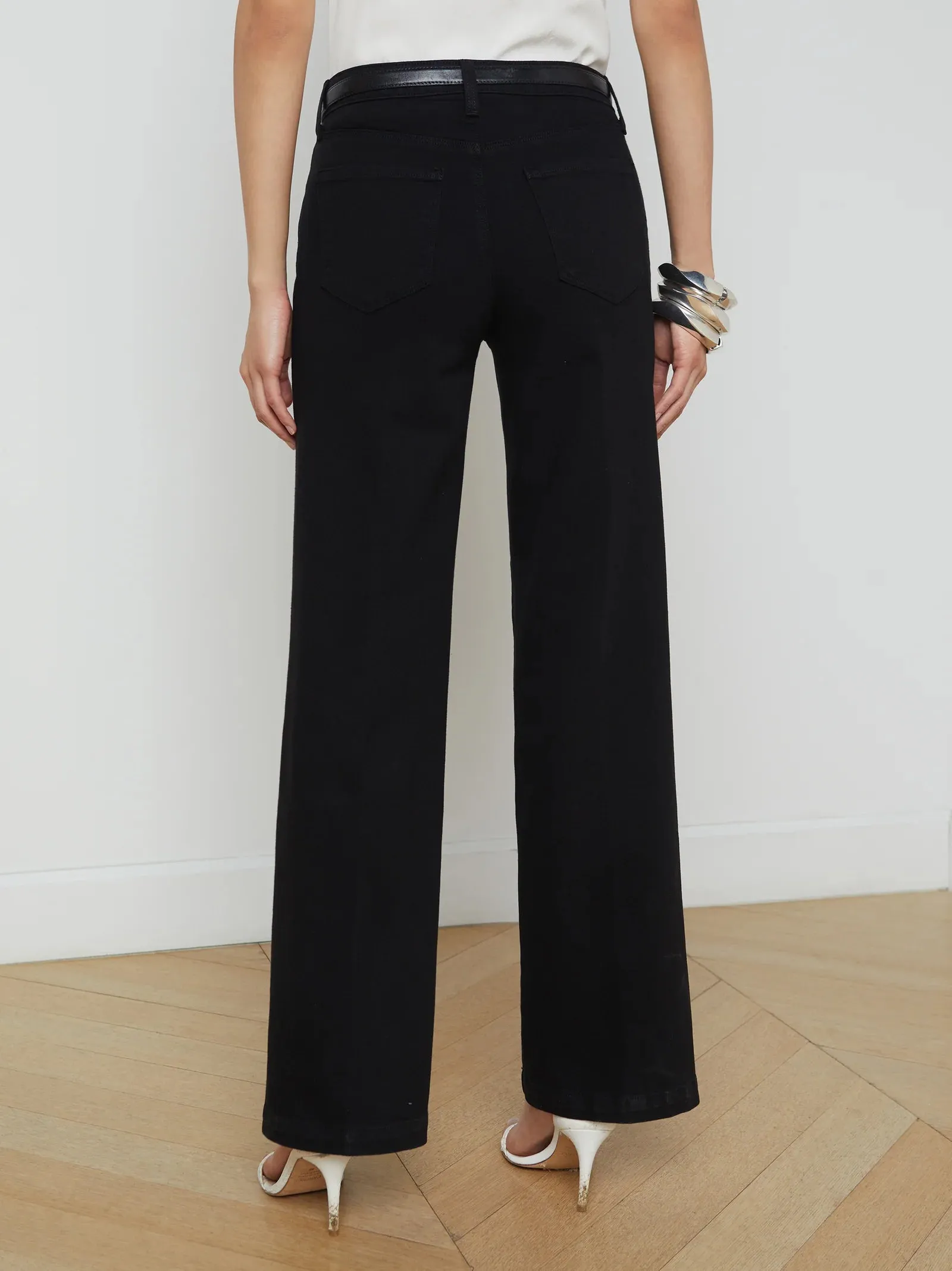 L’agence - Scottie H/R Wide Leg - Black sold by Jessie Boutique product image thumbnail 3