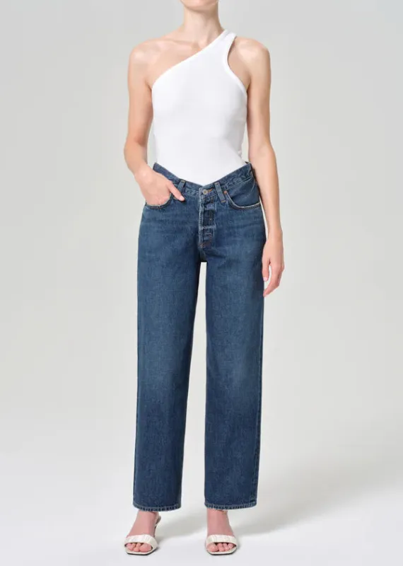 Agolde - V-Waist Baggy Jeans - Nexus sold by Jessie Boutique