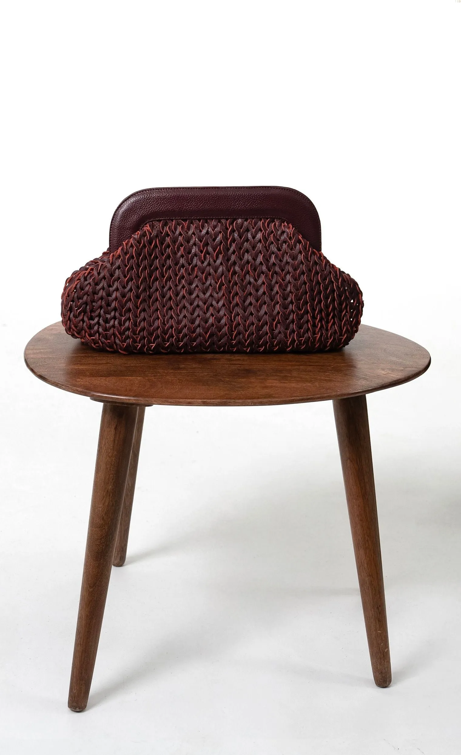 Nonchalant - Haddie Mid Sized Clutch - Chocolate sold by Jessie Boutique