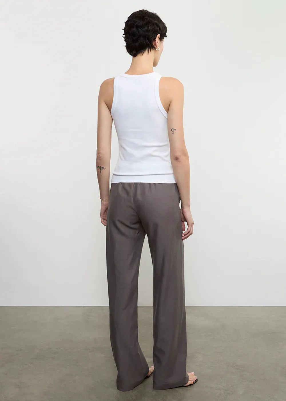 Enza Costa - Twill Everywhere Pant - Iron sold by Jessie Boutique product image thumbnail 2