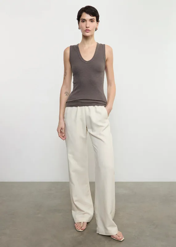 Enza Costa - Twill Everywhere Pant - Vanilla sold by Jessie Boutique