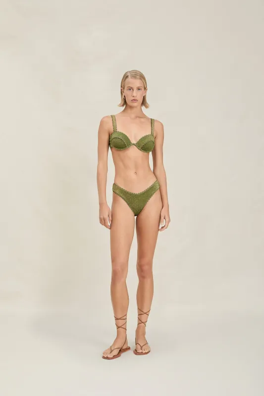 Devon Windsor - Winslow Top - Olive sold by Jessie Boutique