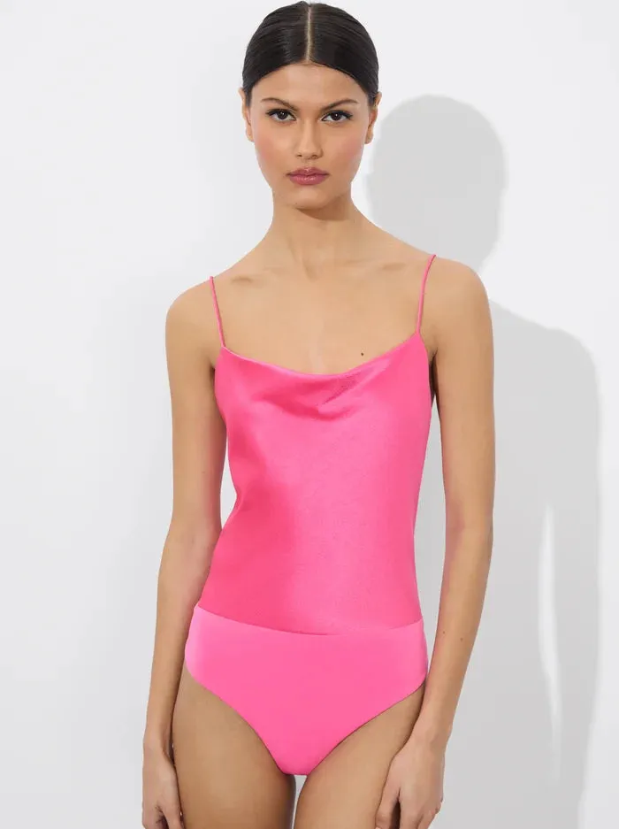 Alice + Olivia - Harmon Bodysuit - Wild Pink sold by Jessie Boutique