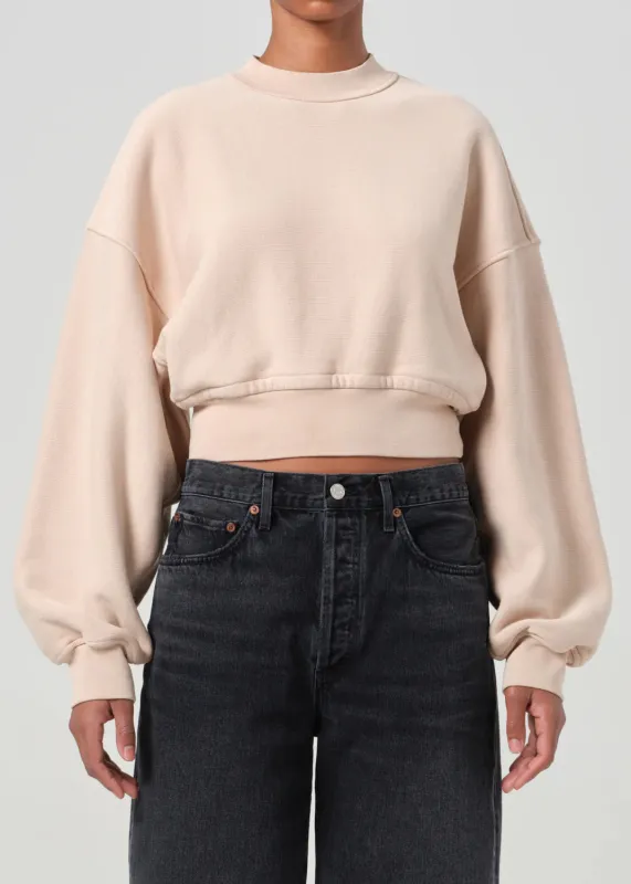 Agolde - Kit Sweatshirt - Wafer sold by Jessie Boutique