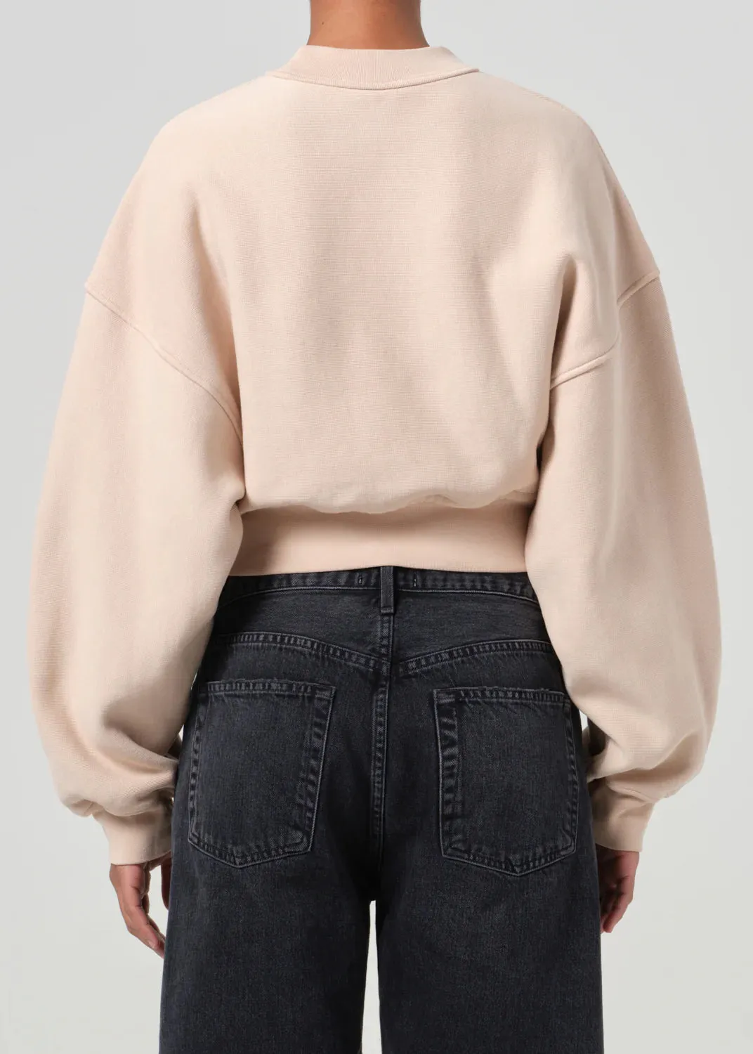 Agolde - Kit Sweatshirt - Wafer sold by Jessie Boutique product image thumbnail 2