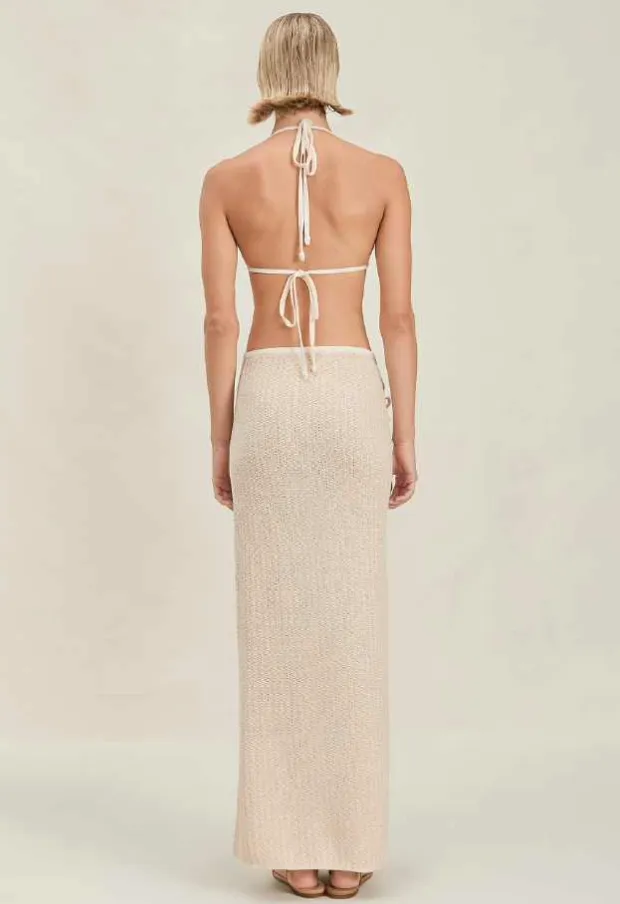 Devon Windsor - Magnolia Skirt - Oatmilk sold by Jessie Boutique product image thumbnail 2