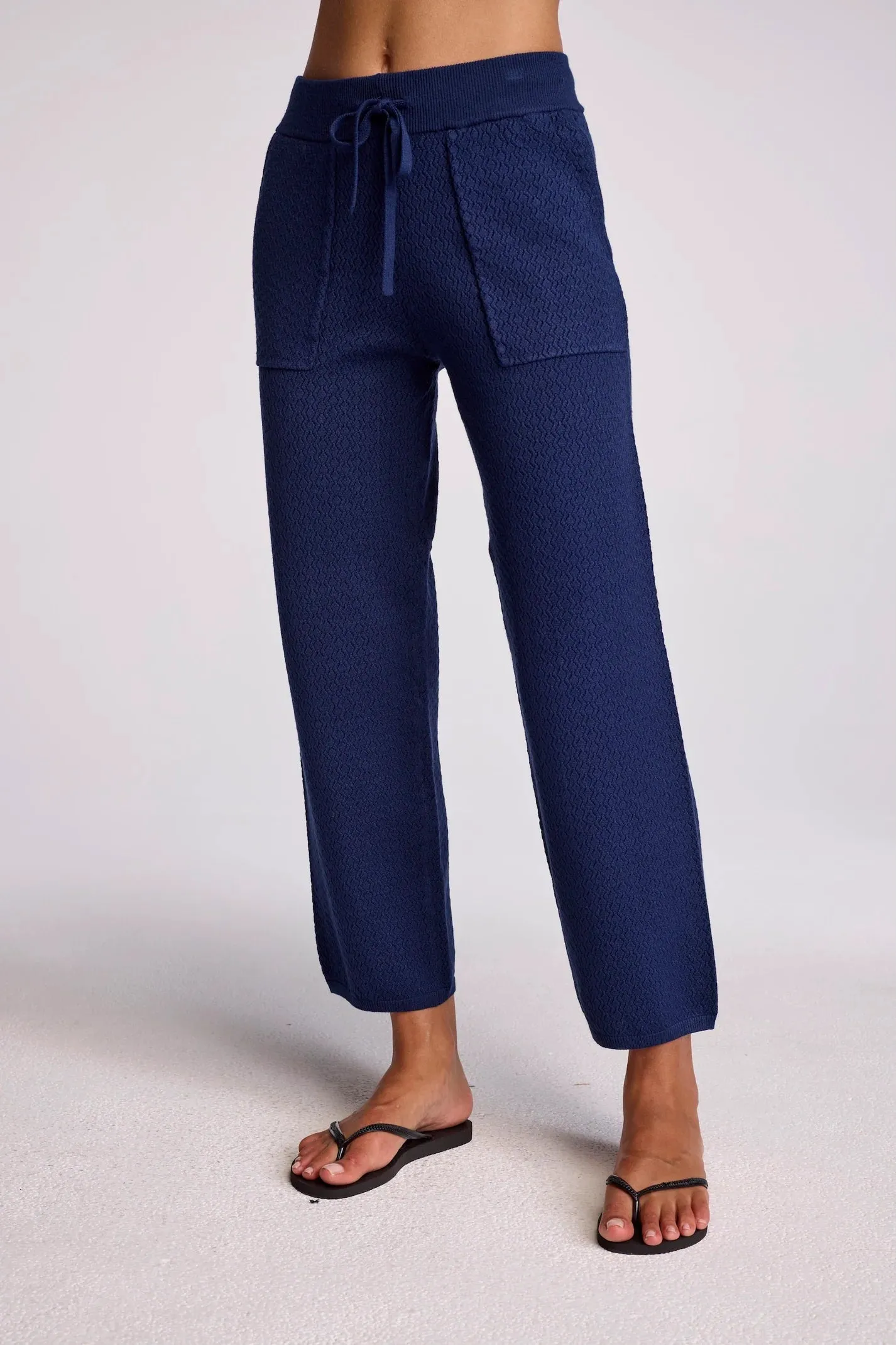 Sundays - Pointelle Cole Jogger - Navy sold by Jessie Boutique product image thumbnail 3
