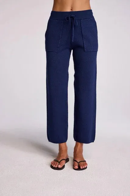 Sundays - Pointelle Cole Jogger - Navy sold by Jessie Boutique