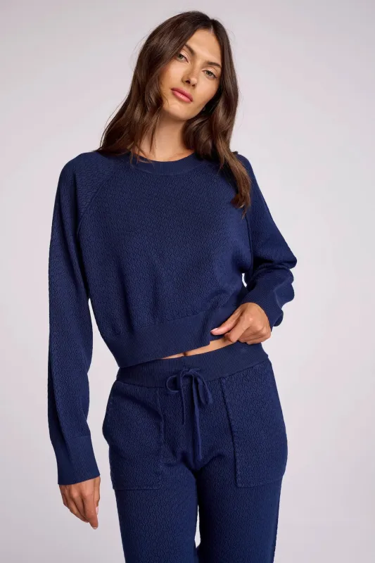 Sundays - Reagen Pullover - Navy sold by Jessie Boutique