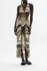Camilla - Long Sarong with Clip - Temples Of Dendara sold by Jessie Boutique