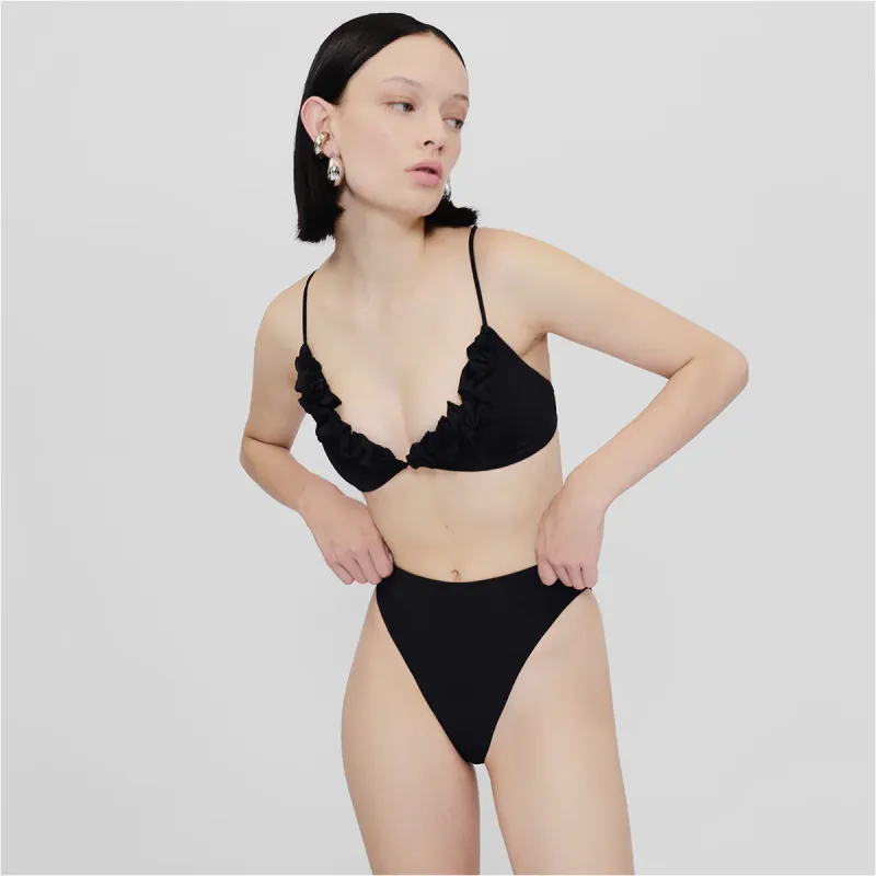 Maygel Coronel - Krassi two-piece - Black sold by Jessie Boutique