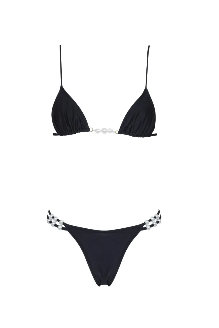 Shani Shemer - Kira Bikini Bottom - Black sold by Jessie Boutique