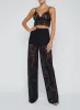 L’agence - Livvy Lace Trouser - Black sold by Jessie Boutique
