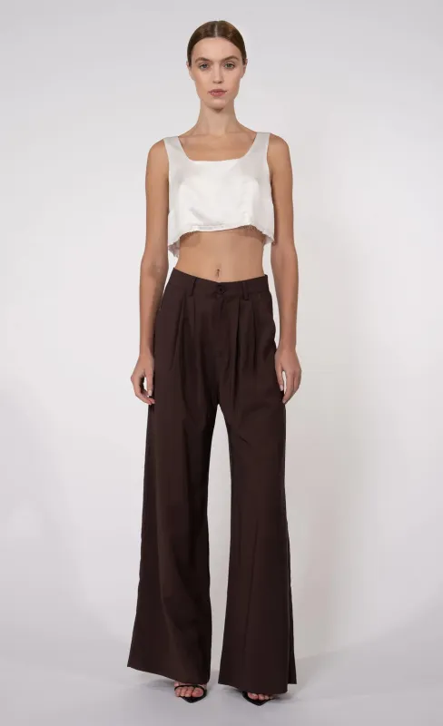 Nonchalant - Fabi Pant - Chocolate sold by Jessie Boutique