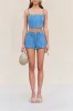 Cult Gaia - Shelley Short - Medium Stone Wash sold by Jessie Boutique