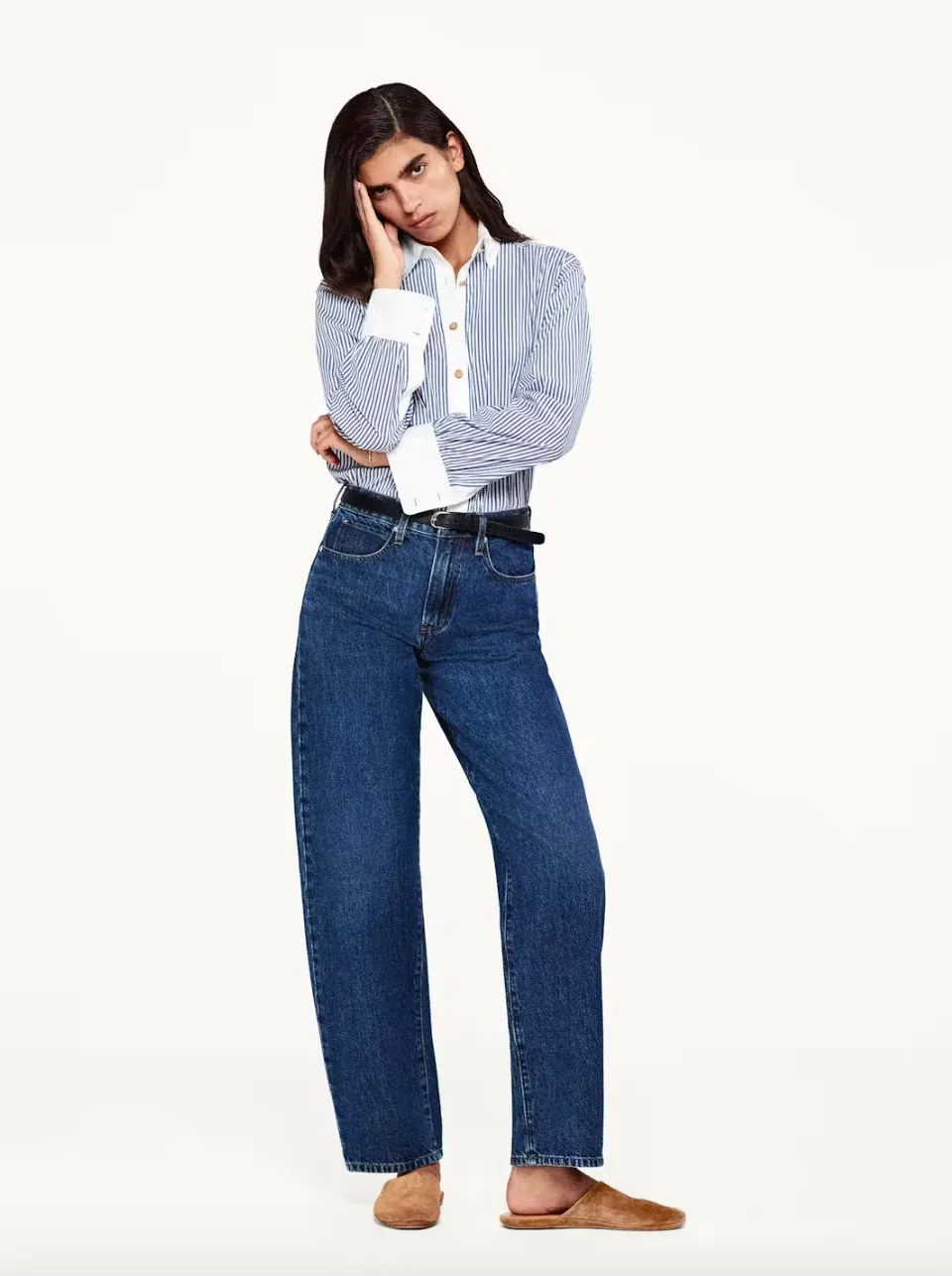 Frame - Low Slung Barrel - Kirk sold by Jessie Boutique