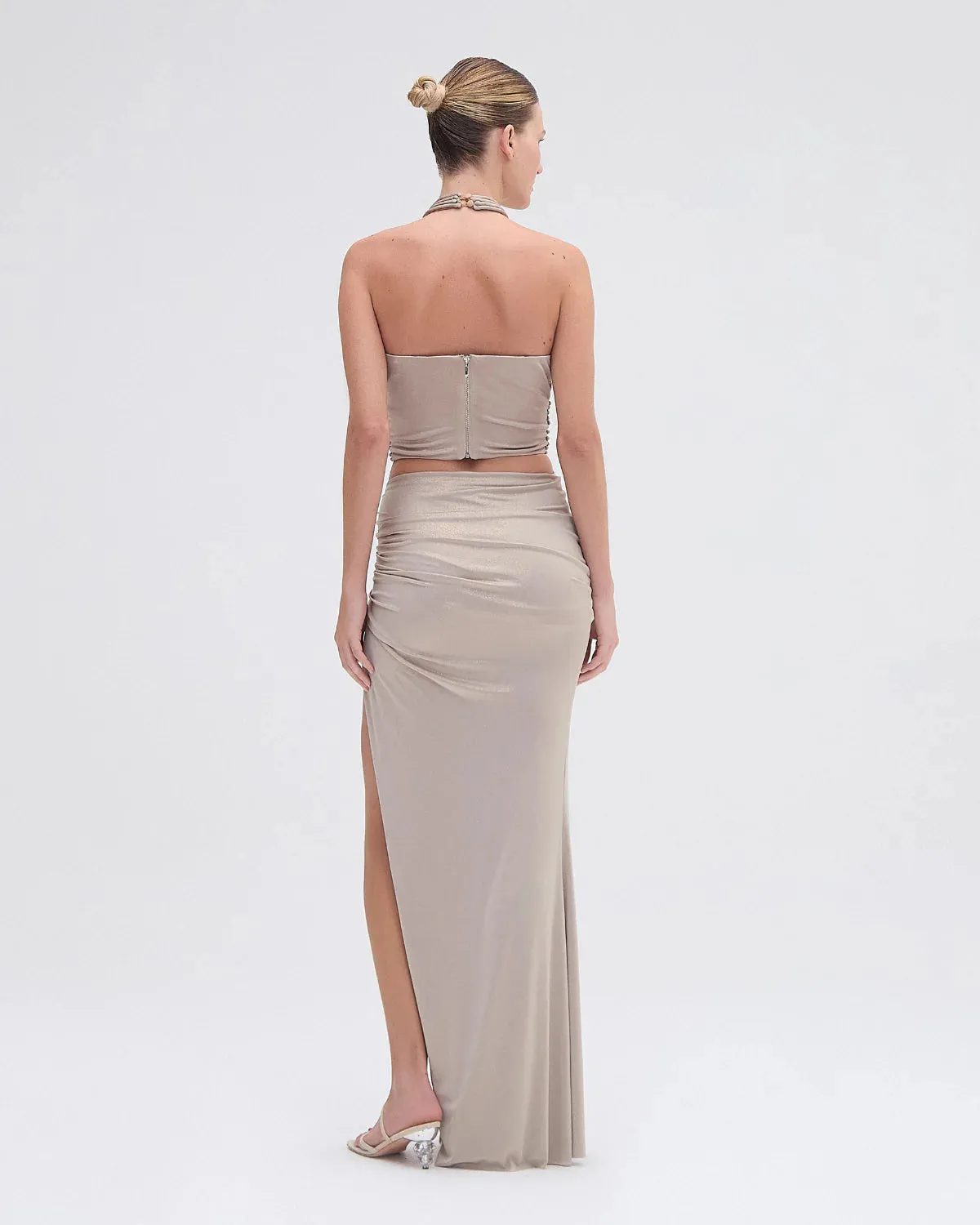 PATBO X CAMILA COELHO - Dune Jersey Maxi Skirt sold by Jessie Boutique product image thumbnail 3