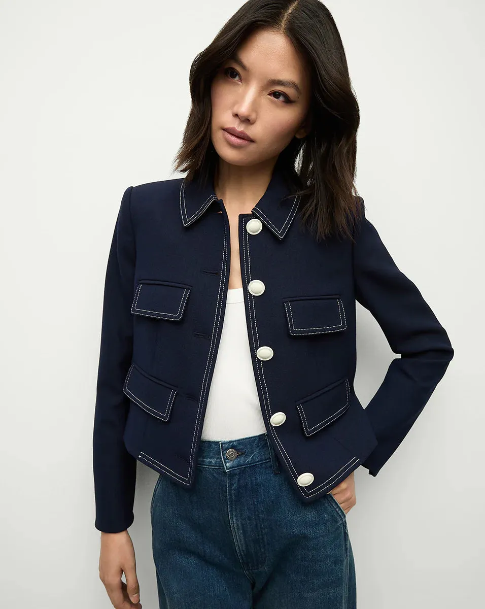 Veronica Beard - Constantine Jacket - Navy sold by Jessie Boutique
