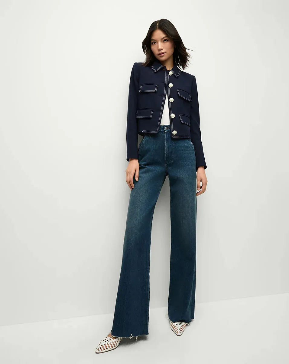 Veronica Beard - Constantine Jacket - Navy sold by Jessie Boutique product image thumbnail 2