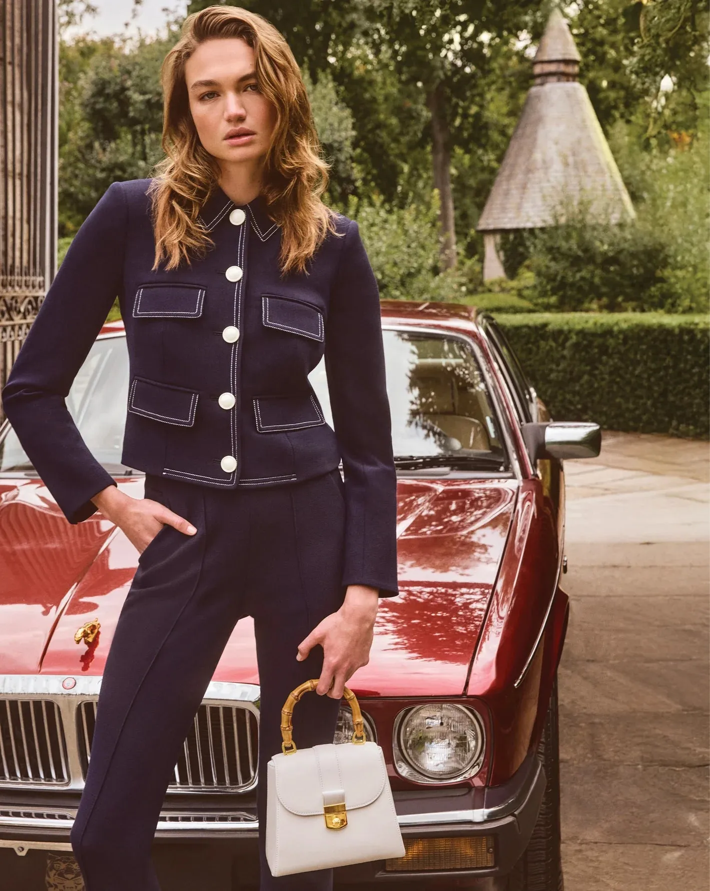 Veronica Beard - Constantine Jacket - Navy sold by Jessie Boutique product image thumbnail 4