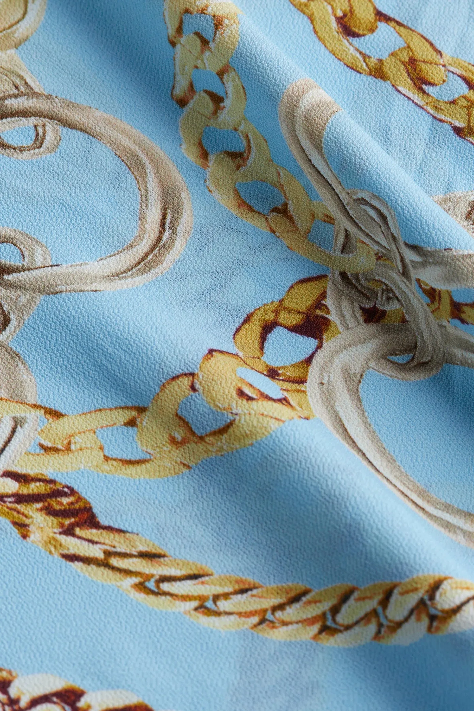 L'agence - Elise Halter Midi Dress - Sky Blue Multi Chain sold by Jessie Boutique product image thumbnail 4