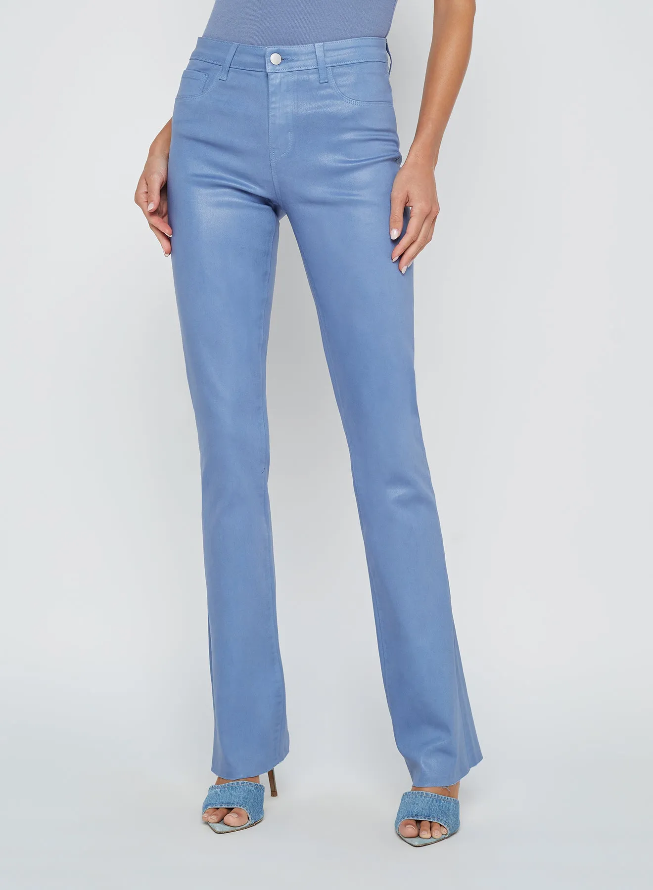 L'agence - Ruth H/R Straight Raw Hem - Wild Wind Coated sold by Jessie Boutique product image thumbnail 4