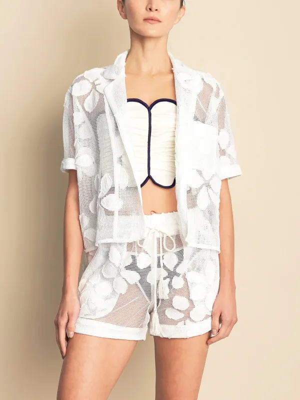 Azulu - Sono Shirt - Ivory sold by Jessie Boutique