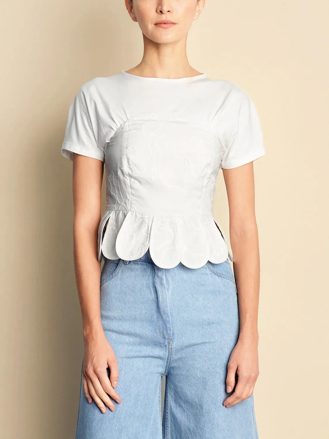 Azulu - Karina Top - Ivory sold by Jessie Boutique