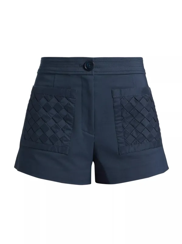 Ramy Brook - Tamika Cotton Mini Short - Navy made by Ramy Brook