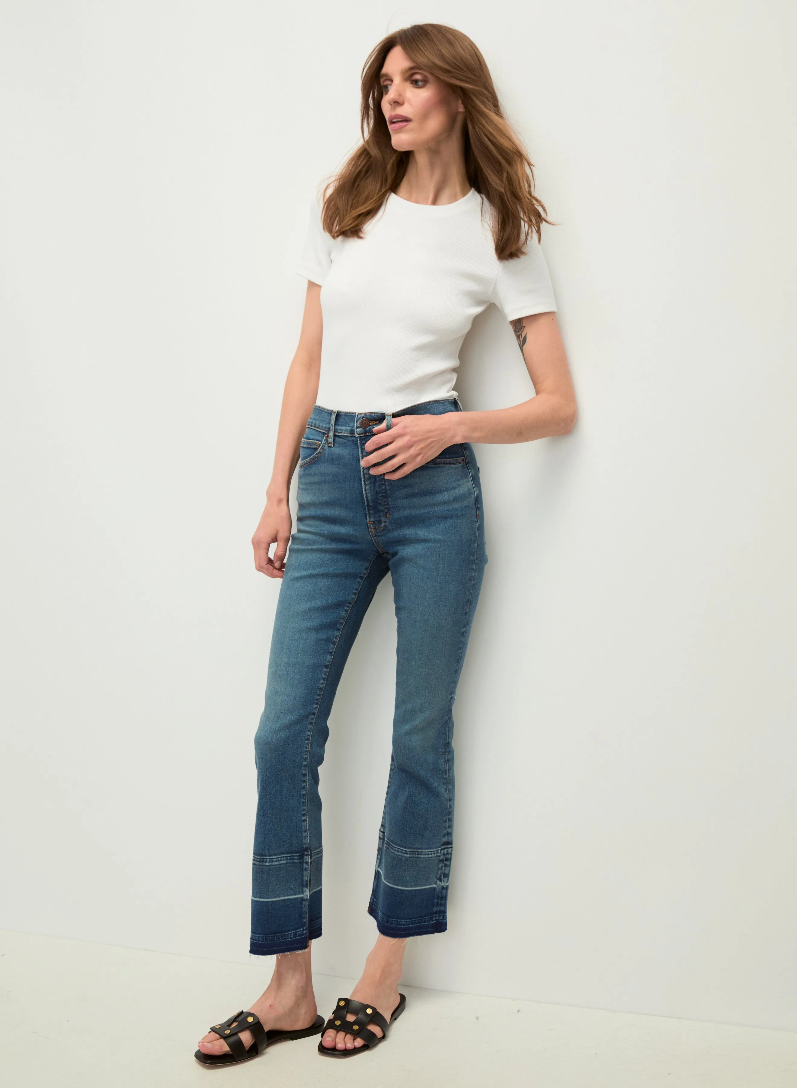 Veronica Beard - Carolina Ankle High Rise Skinny - Bandit Beam sold by Jessie Boutique